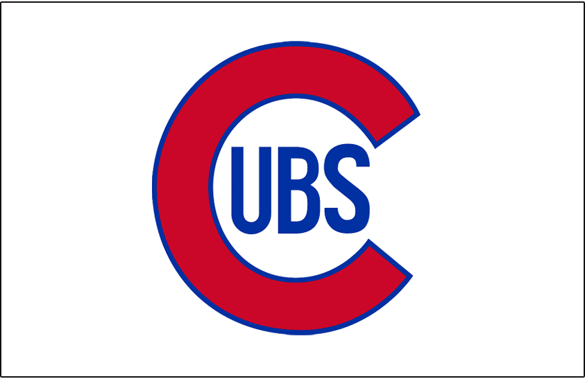 Chicago Cubs 1937-1940 Jersey Logo fabric transfer